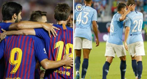 برشلونة يفوز على توتنهام بركلات الجزاء.. والسيتي يحول تأخره لانتصار على بايرن 